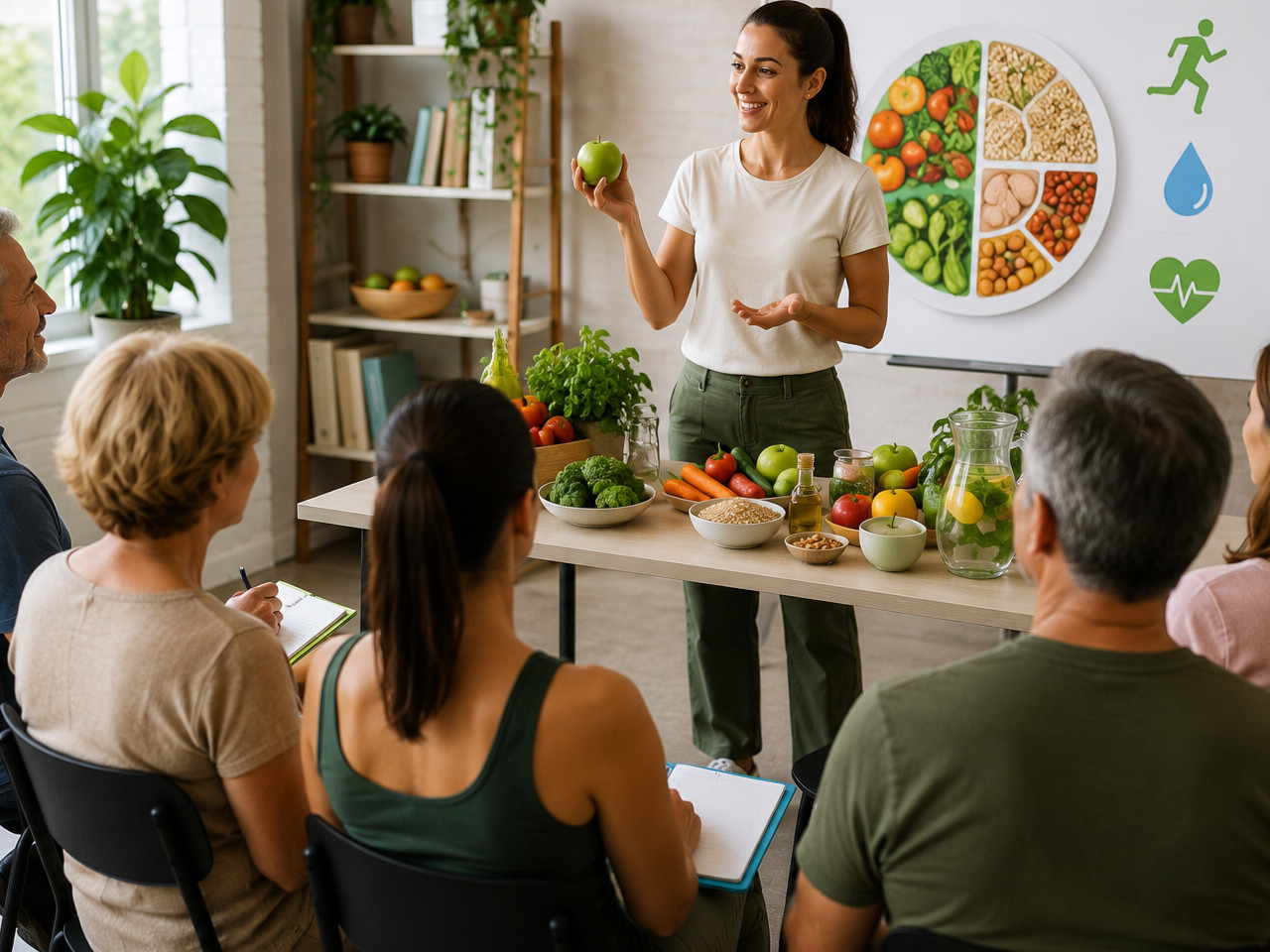 Educación en nutrición y hábitos saludables